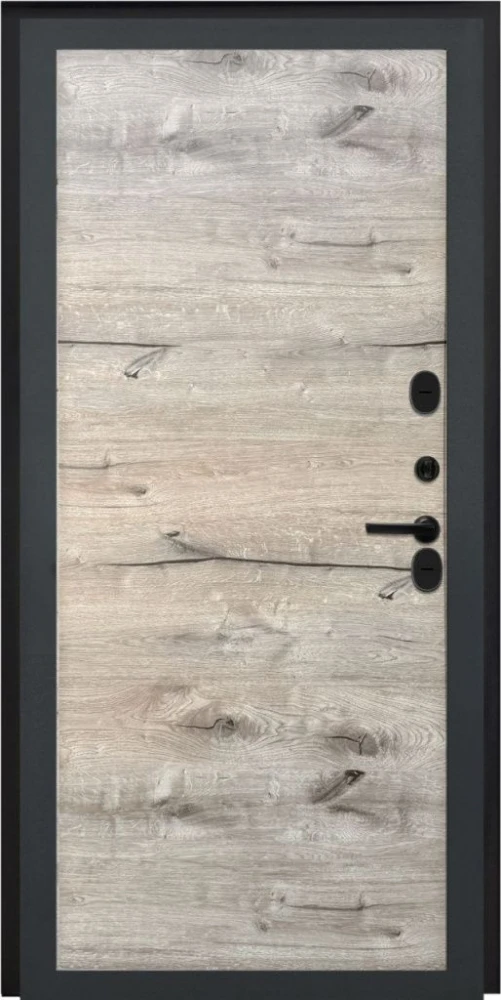 Входная дверь ДвериПРО Elfy Без фрезеровки Дуб пацифик горизонт DPRO200460 внутренняя сторона