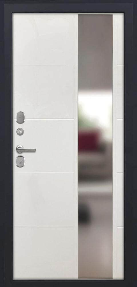 Входная дверь ДвериПРО Rosna ФЛЗ-649 капучино (зеркало) DPRO196800 внутренняя сторона