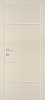 Межкомнатная дверь PX-12  AL кромка с 4-х ст. Бежевый матовый